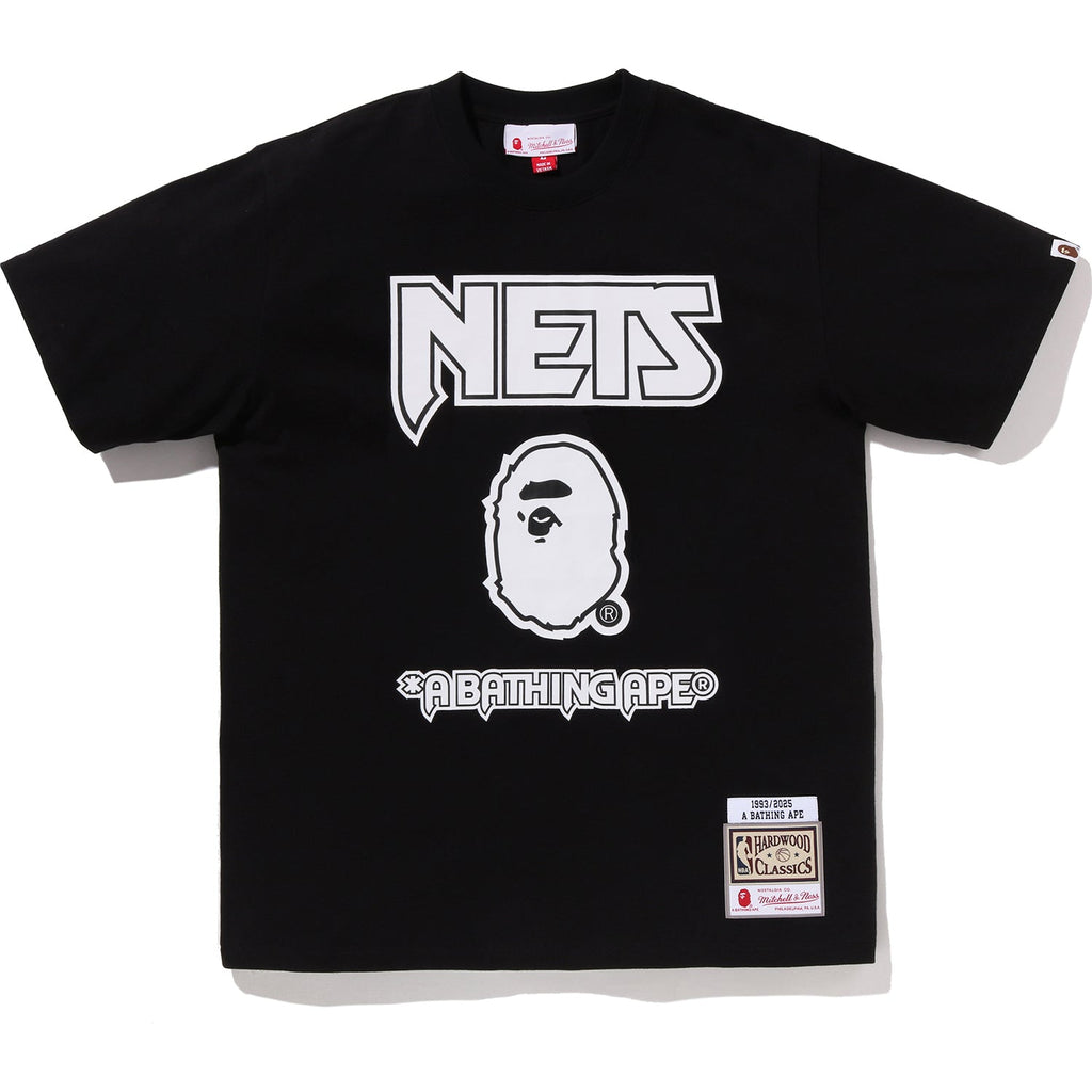 BAPE X M&N NBA – NEW JERSEY NETS TEE MENS