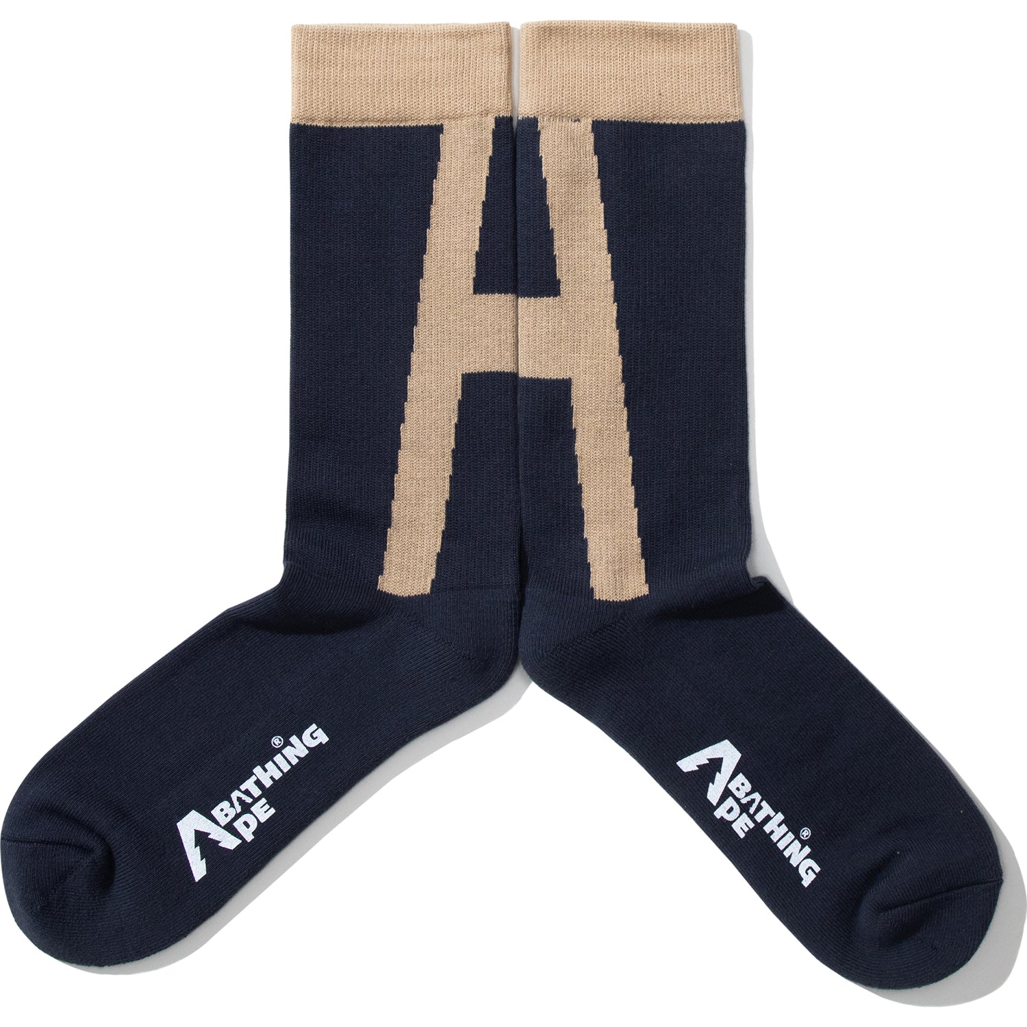 BAPE BY KAZUKI KURAISHI ���A��� LOGO SOCKS MENS