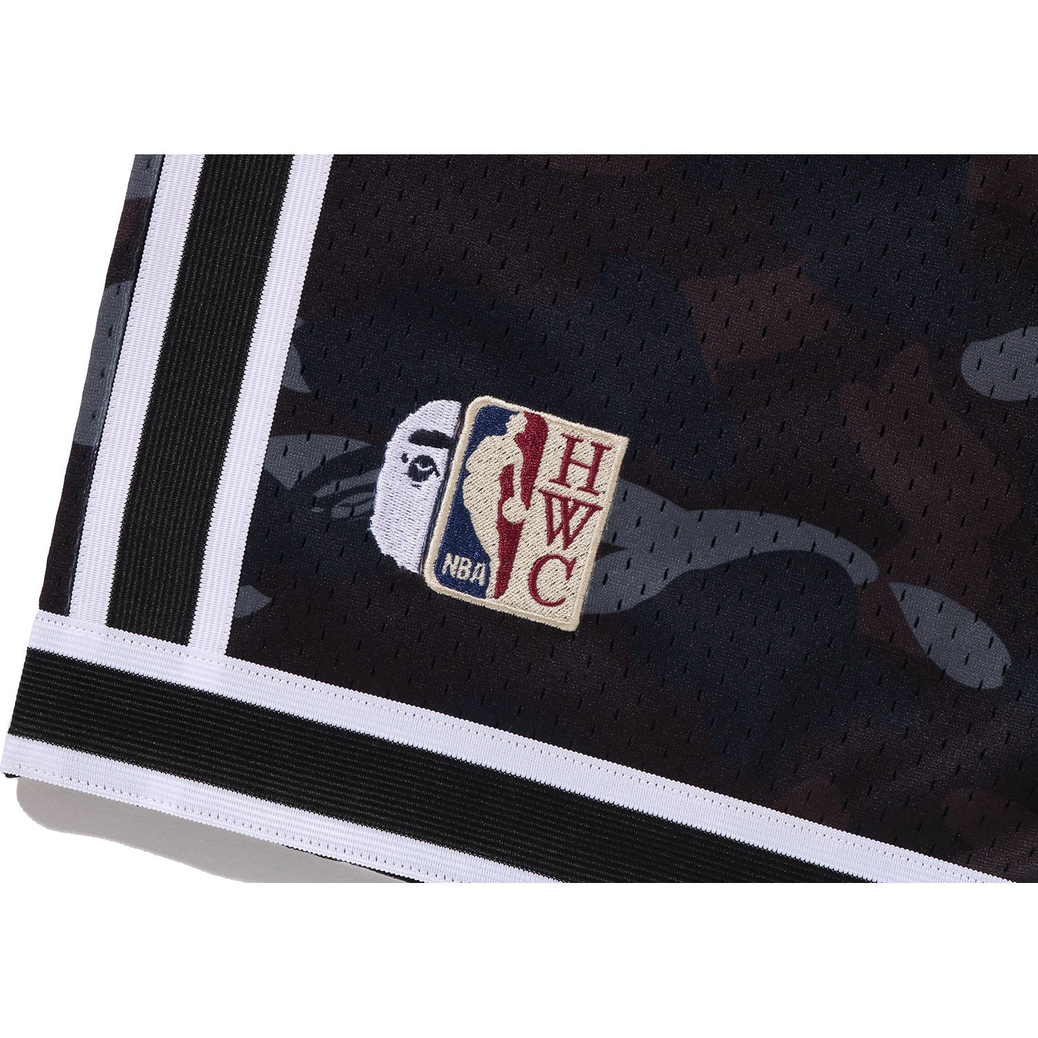 BAPE X M&N NBA – NEW JERSEY NETS SWINGMAN SHORTS MENS