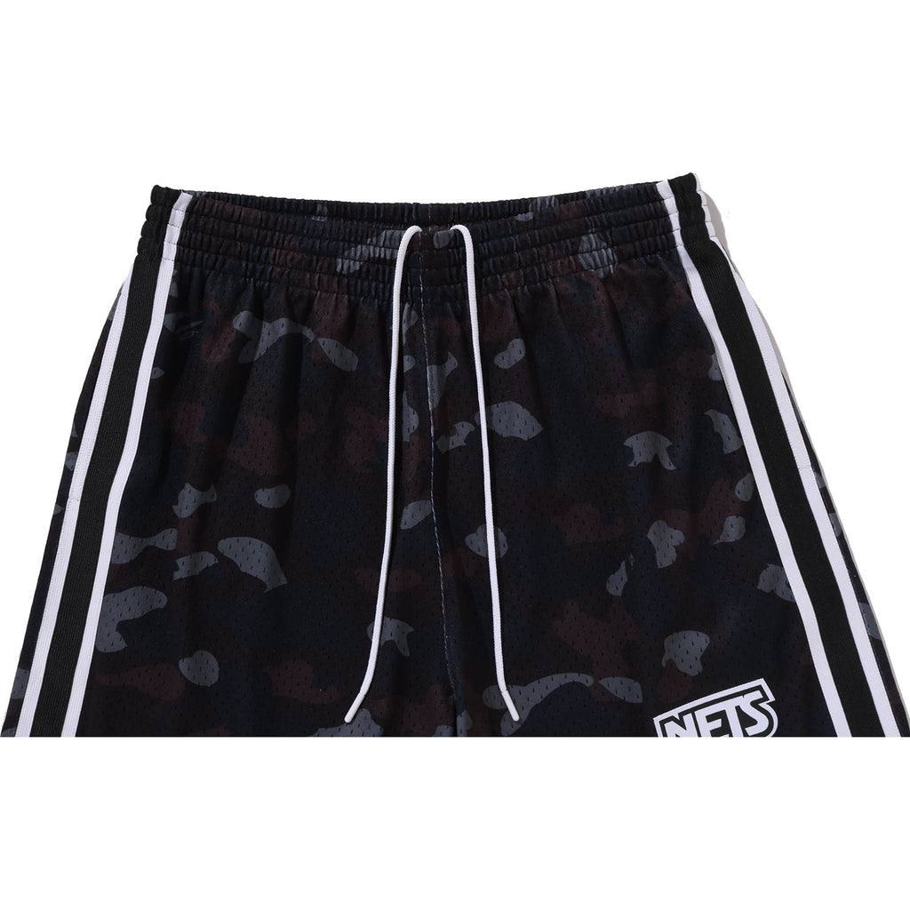 BAPE X M&N NBA – NEW JERSEY NETS SWINGMAN SHORTS MENS
