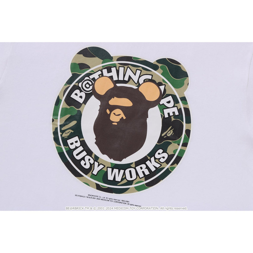 BAPE X MEDICOM TOY – ABC CAMO BE@R MILO ON BAPE TEE MENS