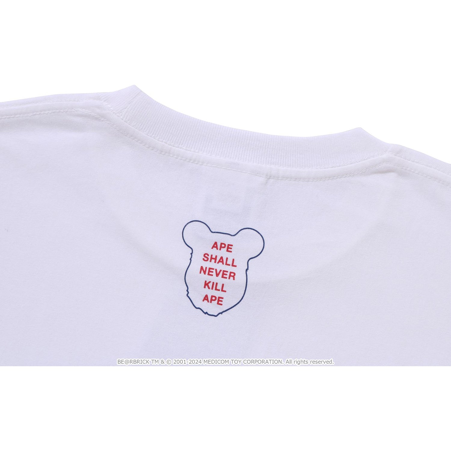BAPE X MEDICOM TOY – ABC CAMO BE@R MILO ON BAPE TEE MENS