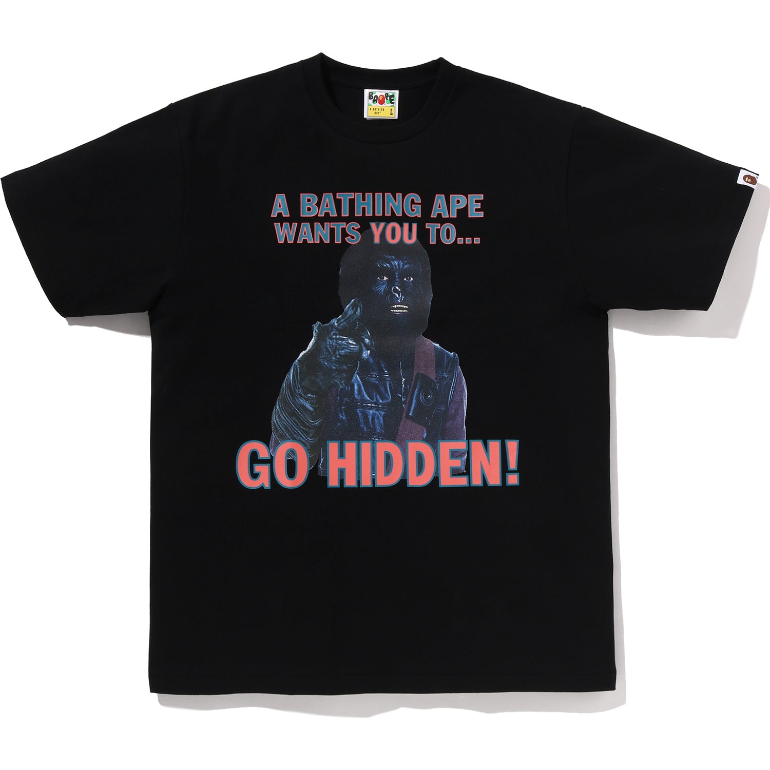 BAPE X HIDDEN GO HIDDEN TEE MENS