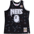 BAPE X M&N NBA ��� NEW JERSEY NETS SWINGMAN JERSEY MENS