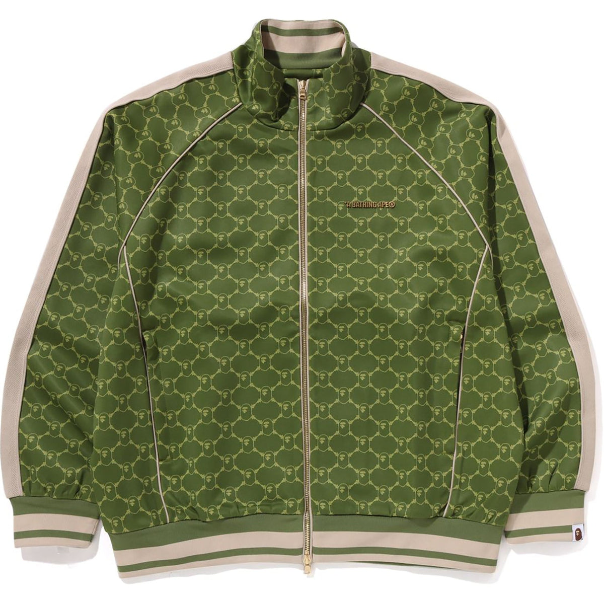 COLLEGE MONOGRAM LOGO RELAXED FIT TRACK JACKET MENS