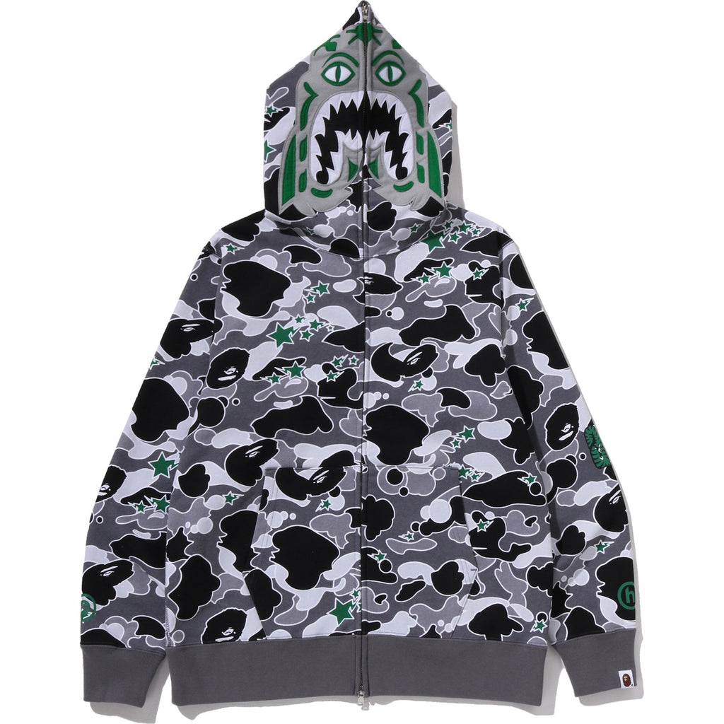 BAPE X HIDDEN STA CAMO TIGER FULL ZIP HOODIE MENS